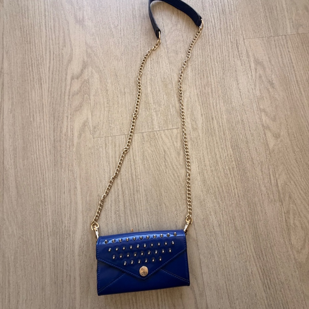 Rebecca minkoff blue studded purse - Picture 5 of 5